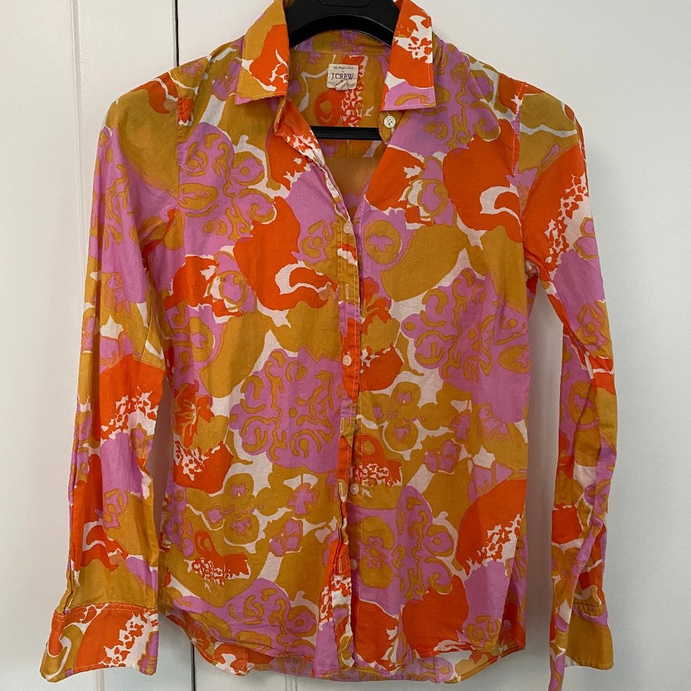 JCrew Women's Floral Shirt